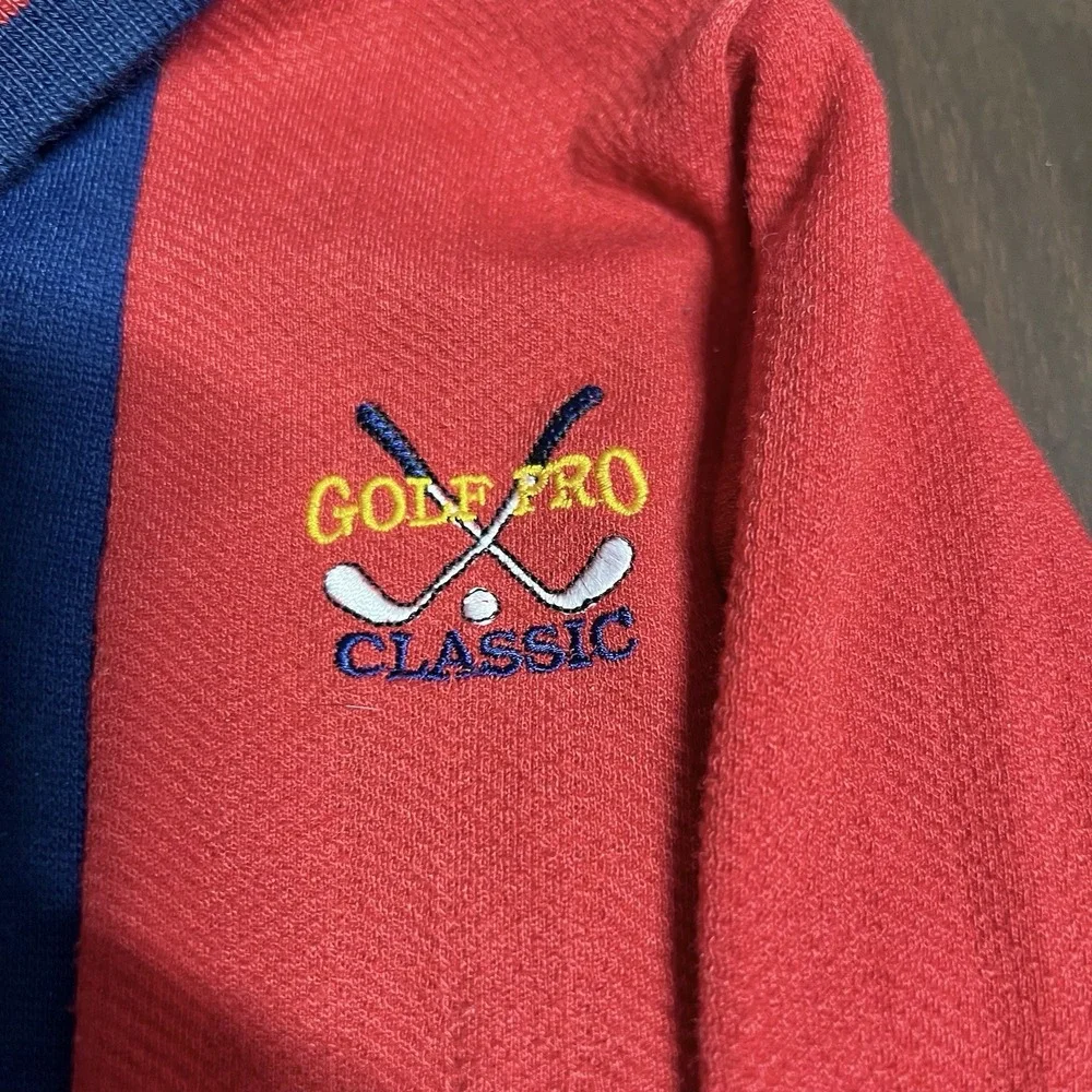 Vtg Buddy Boys Youth 7 Golf Pro Classic Polo Sweatshirt 90s VGC!‎ Hard To Find